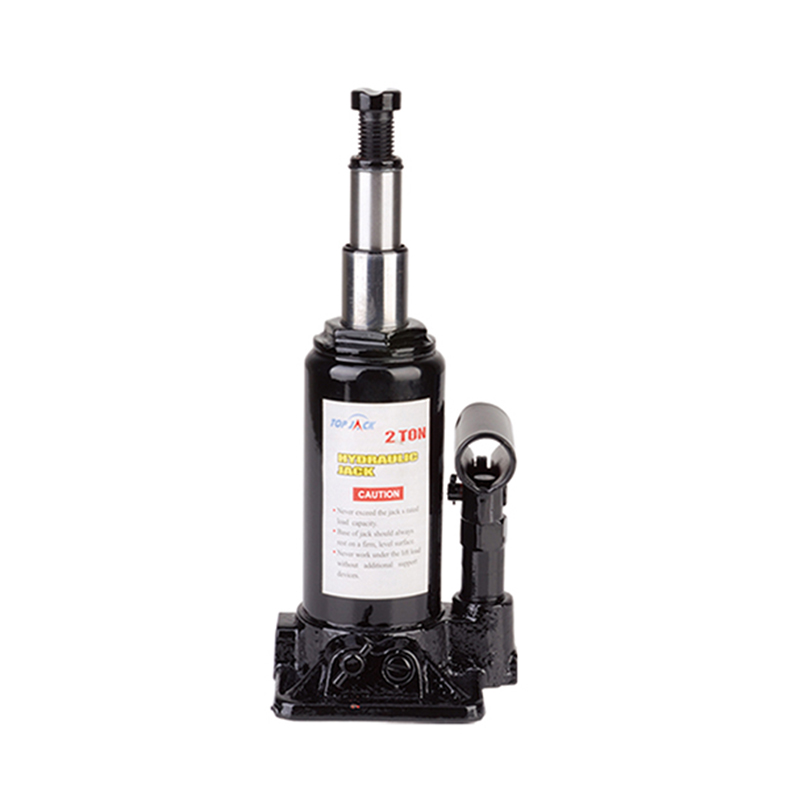 2,3,4,5,6,8,10 ton two stage hydraulic double ram bottle jack with safety valve